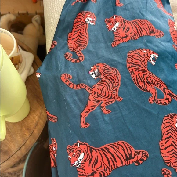 Dressed in LALA - Satin Playsuit in Wild Woman - Picture 6 of 6